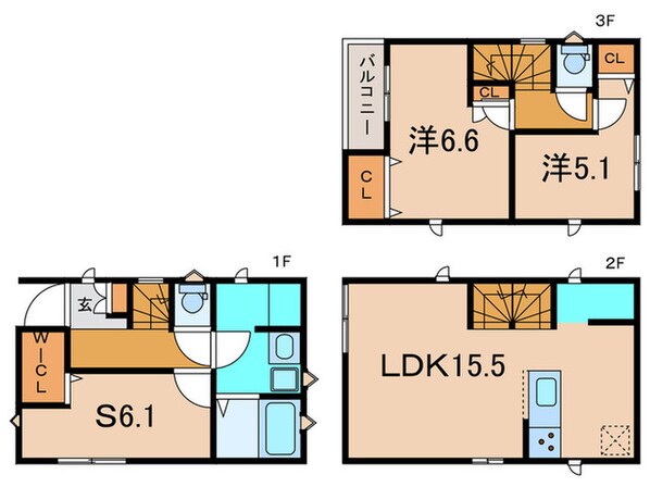 Kolet川崎馬絹の物件間取画像